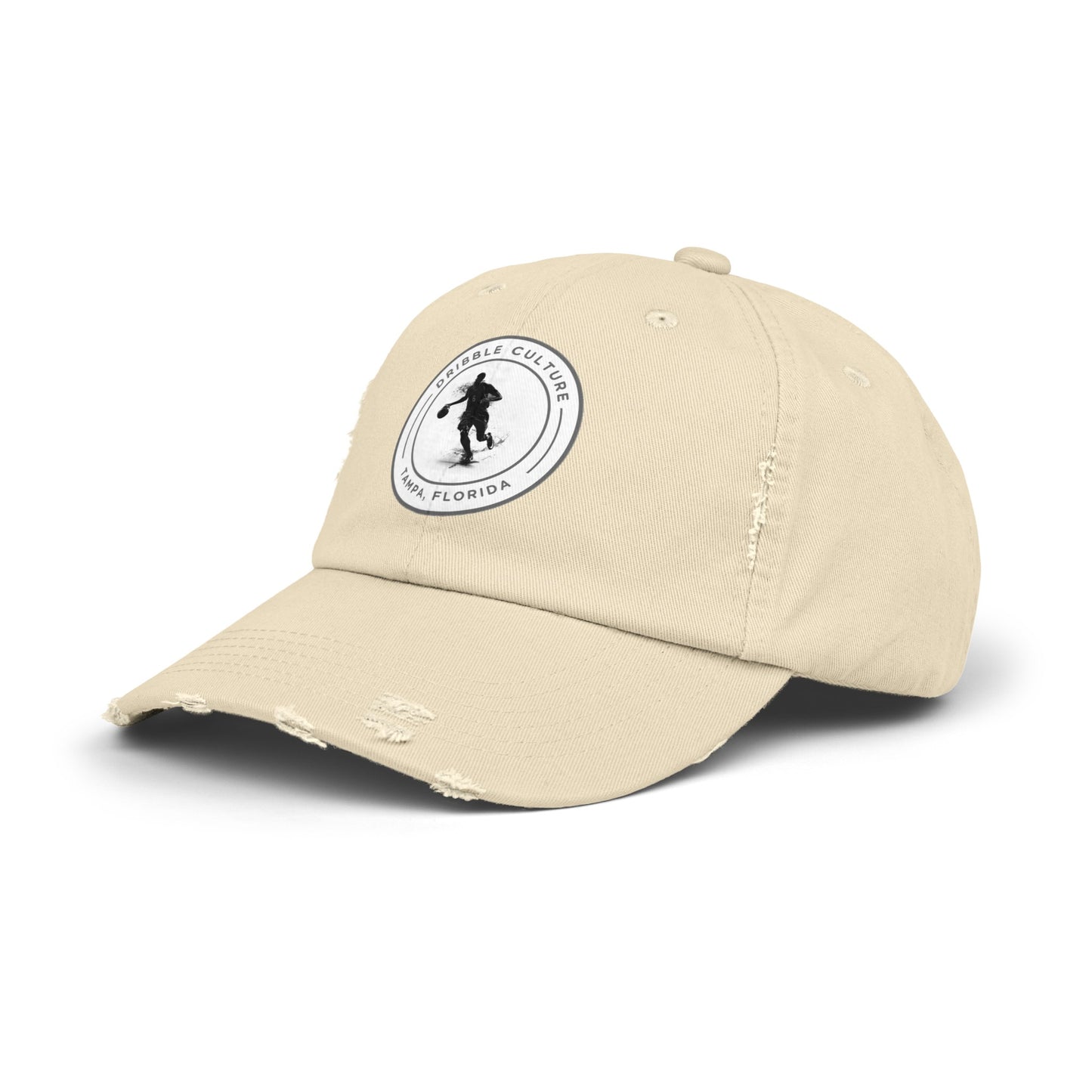 Crossover Basketball High-End Boys' Hat - Distressed, Comfort Hat with Small Badge Design