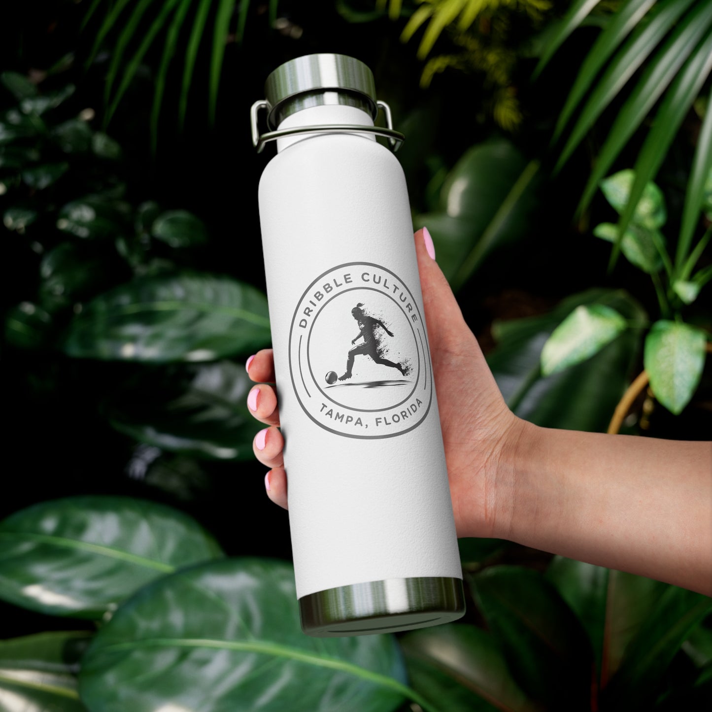 Dribble Soccer Girls' 22oz Insulated Water Bottle - Stay Hydrated in Style!