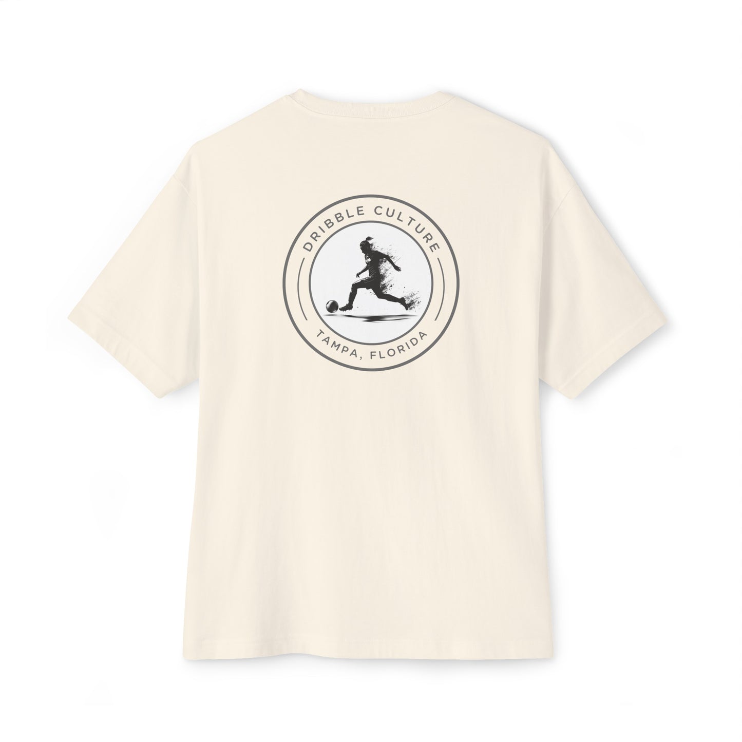 Dribble Soccer Comfort T-Shirt for Girls - Soft and Stylish Tee in Light Colors with Back Badge Design