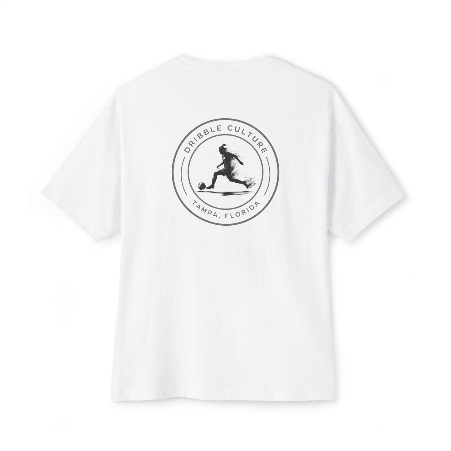 Dribble Soccer Comfort T-Shirt for Girls - Soft and Stylish Tee in Light Colors with Back Badge Design