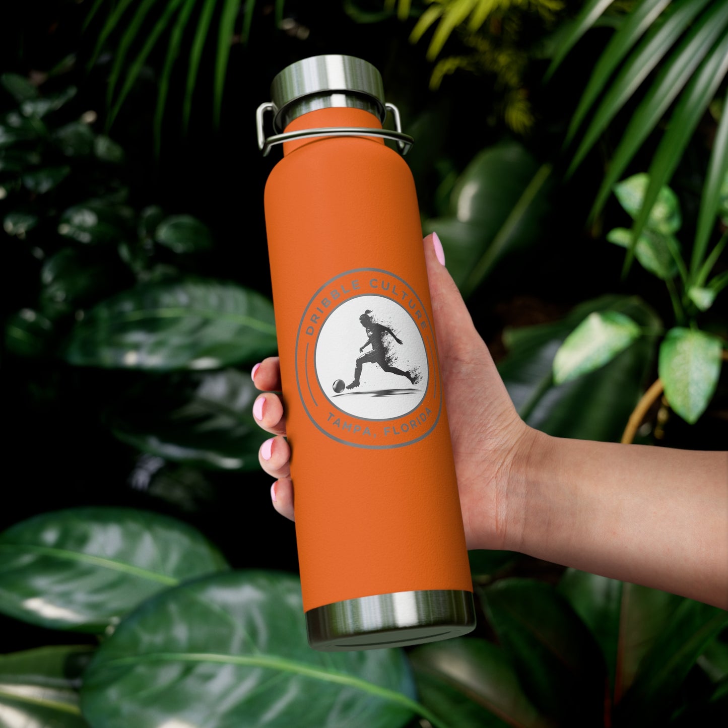 Dribble Soccer Girls' 22oz Insulated Water Bottle - Stay Hydrated in Style!