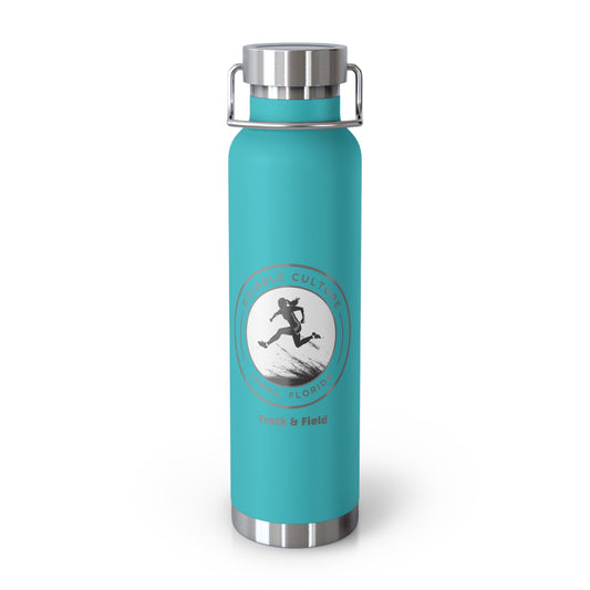 Fast Flyer Track & Field, 22oz Insulated Water Bottle - Stay Hydrated in Style!