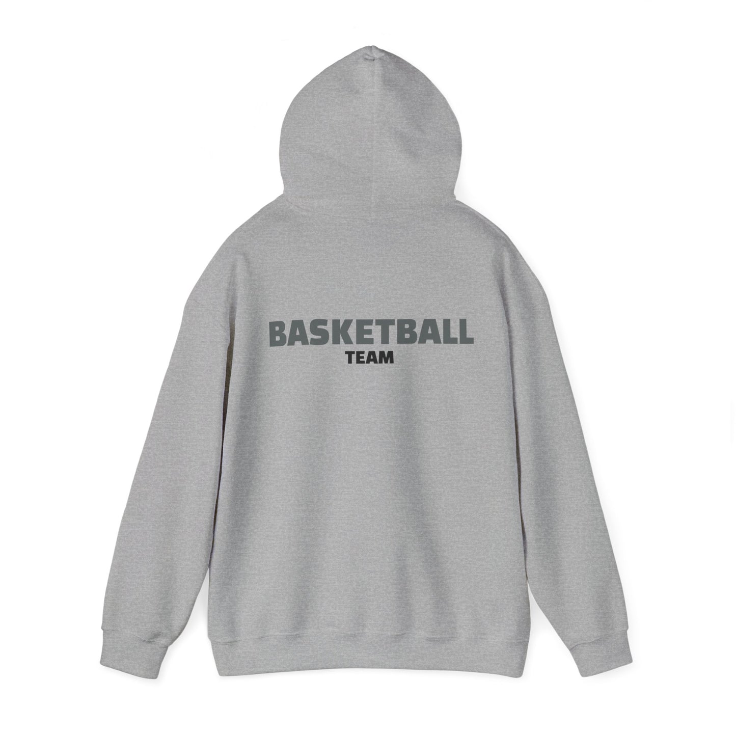 Crossover Basketball Heavy Blend Hoody - Classic Boys' Hoodie in Light Colors with Front Small Badge and Back Design