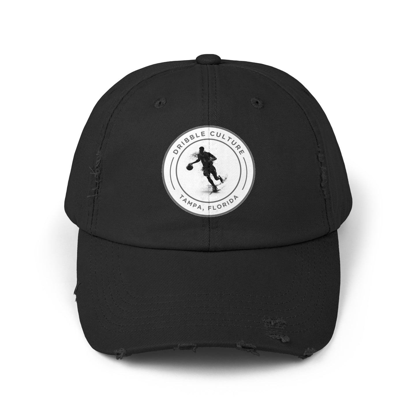 Crossover Basketball High-End Boys' Hat - Distressed, Comfort Hat with Small Badge Design