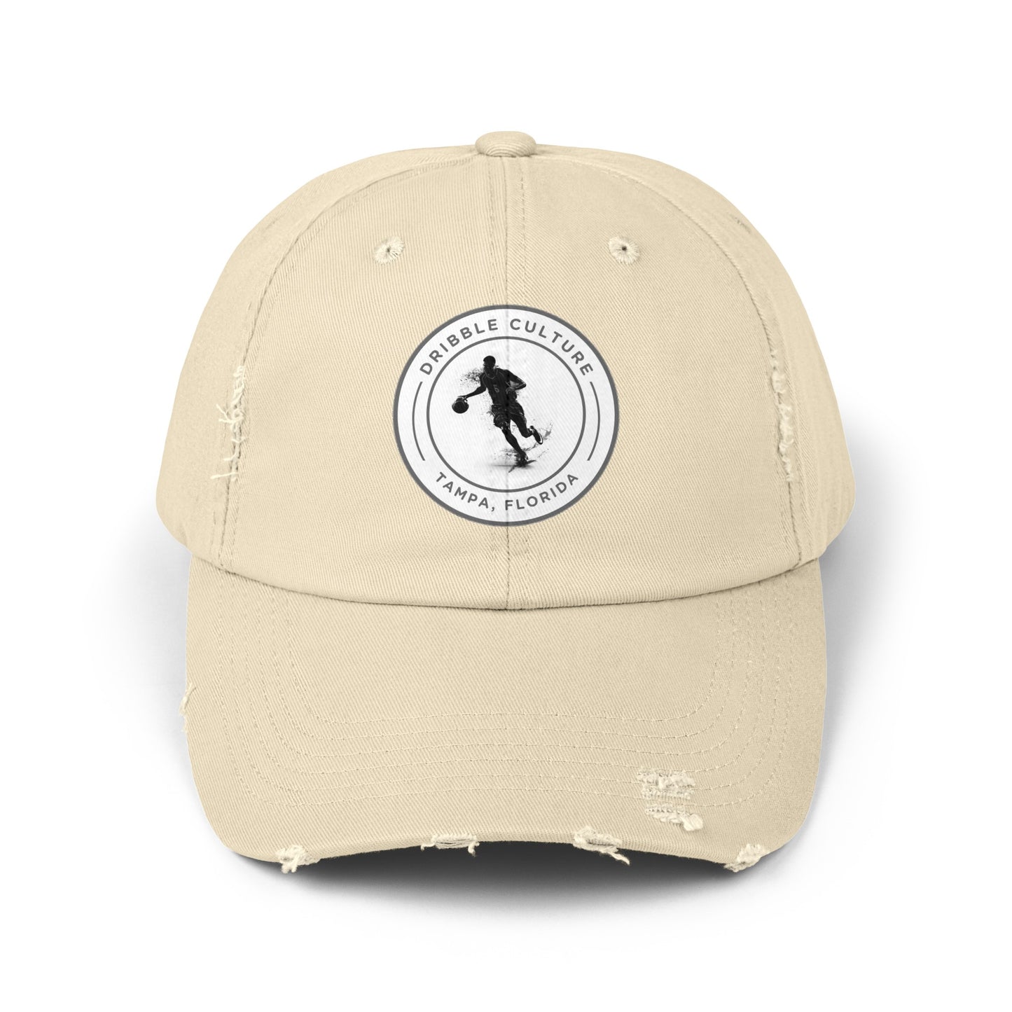 Crossover Basketball High-End Boys' Hat - Distressed, Comfort Hat with Small Badge Design