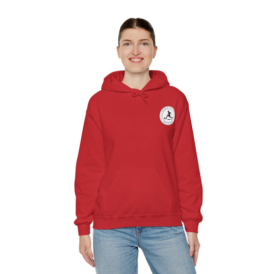 Dribble Soccer Heavy Blend Hoody - Classic Girls' Hoodie in Several Colors with Front Small Badge Design