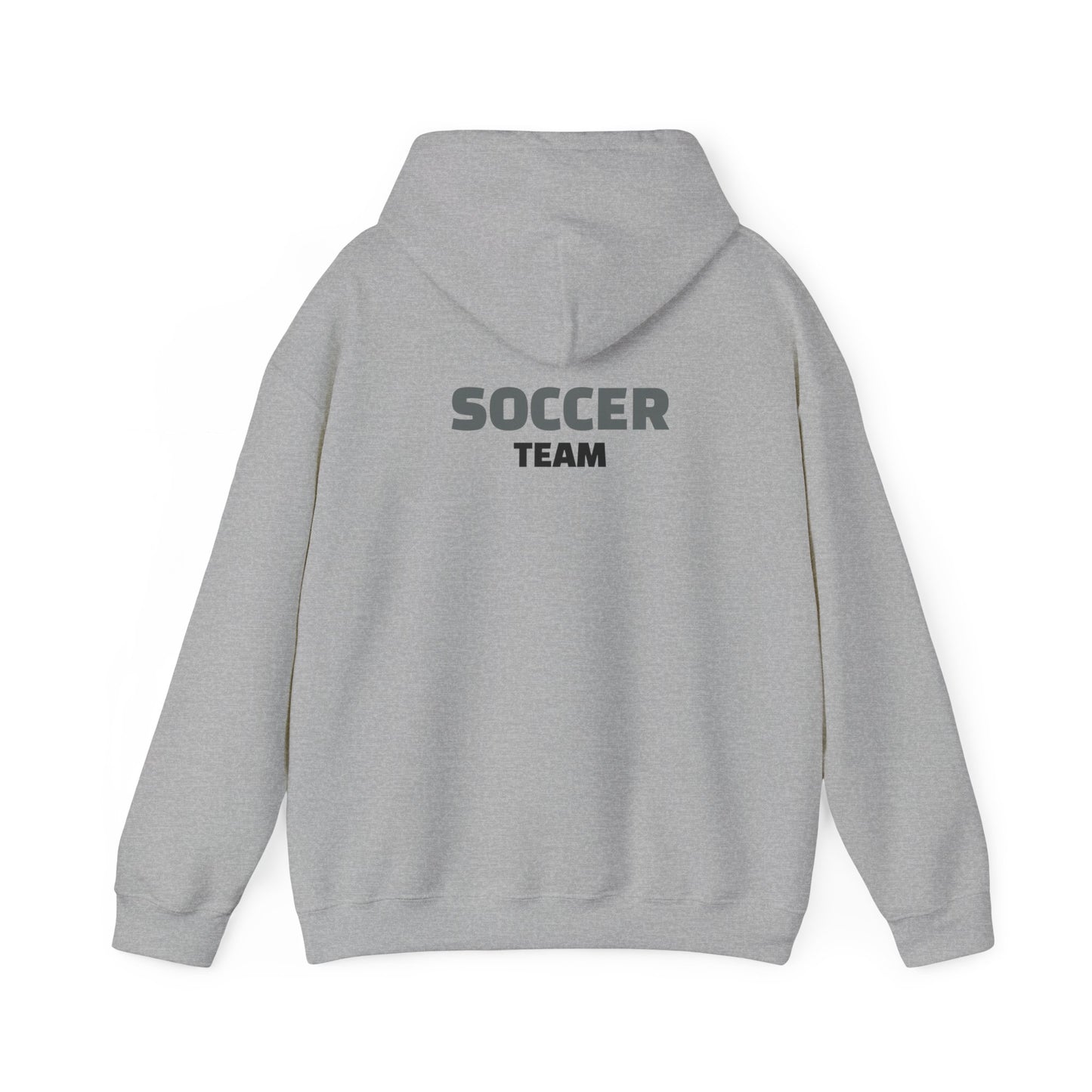 Dribble Soccer Heavy Blend Hoody - Classic Boys' Hoodie in Light Colors with Front Badge and Back Design