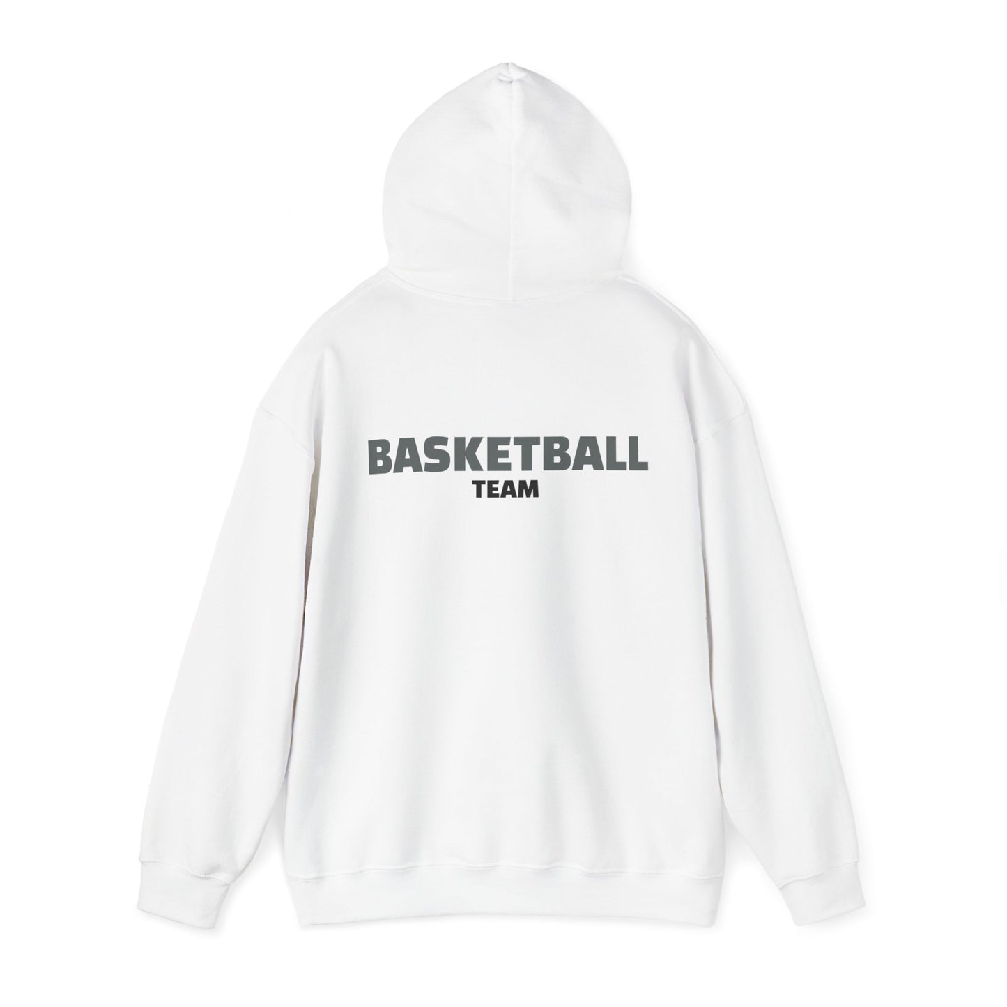 Crossover Basketball Heavy Blend Hoody - Classic Boys' Hoodie in Light Colors with Front Small Badge and Back Design