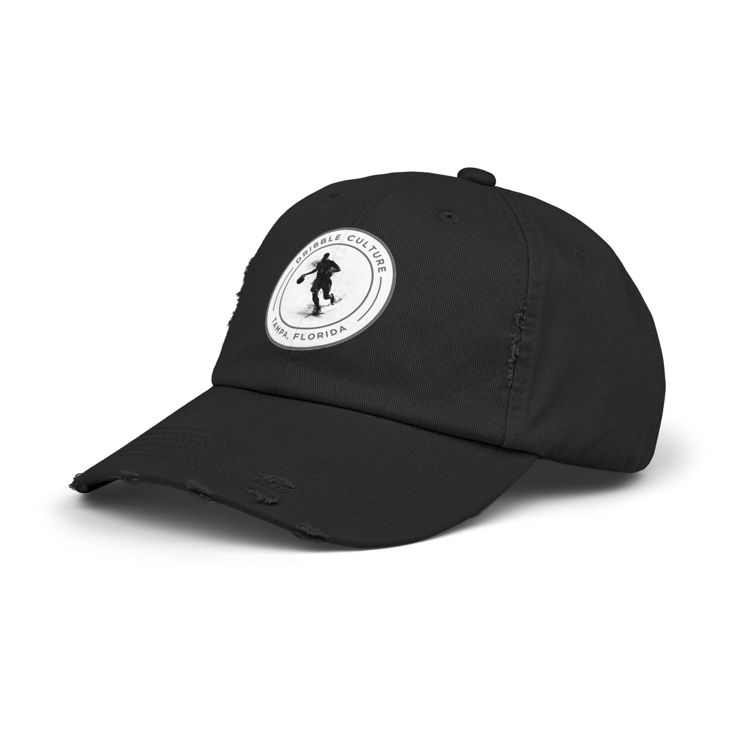 Crossover Basketball High-End Boys' Hat - Distressed, Comfort Hat with Small Badge Design