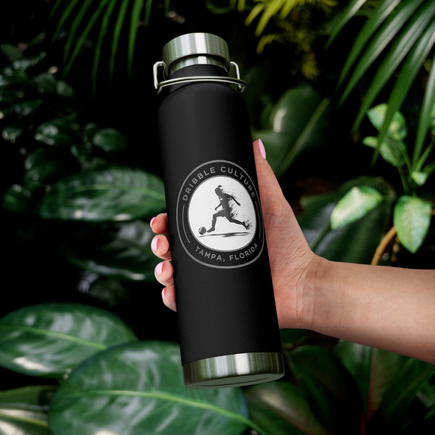 Dribble Soccer Girls' 22oz Insulated Water Bottle - Stay Hydrated in Style!