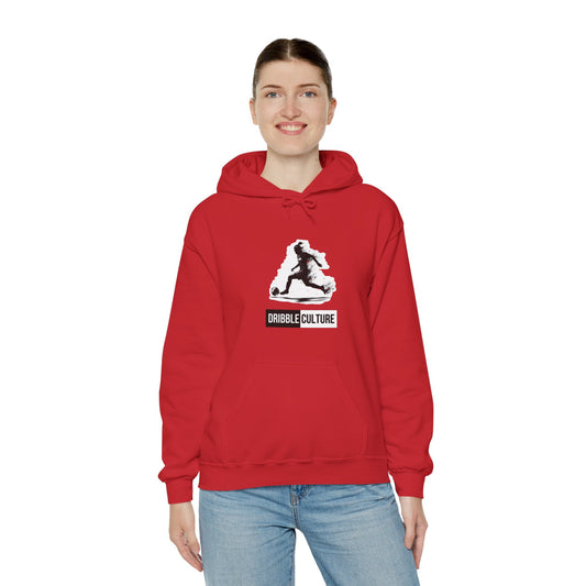 Dribble Soccer Heavy Blend Hoody - Classic Girls' Hoodie in Several Colors with Front Design