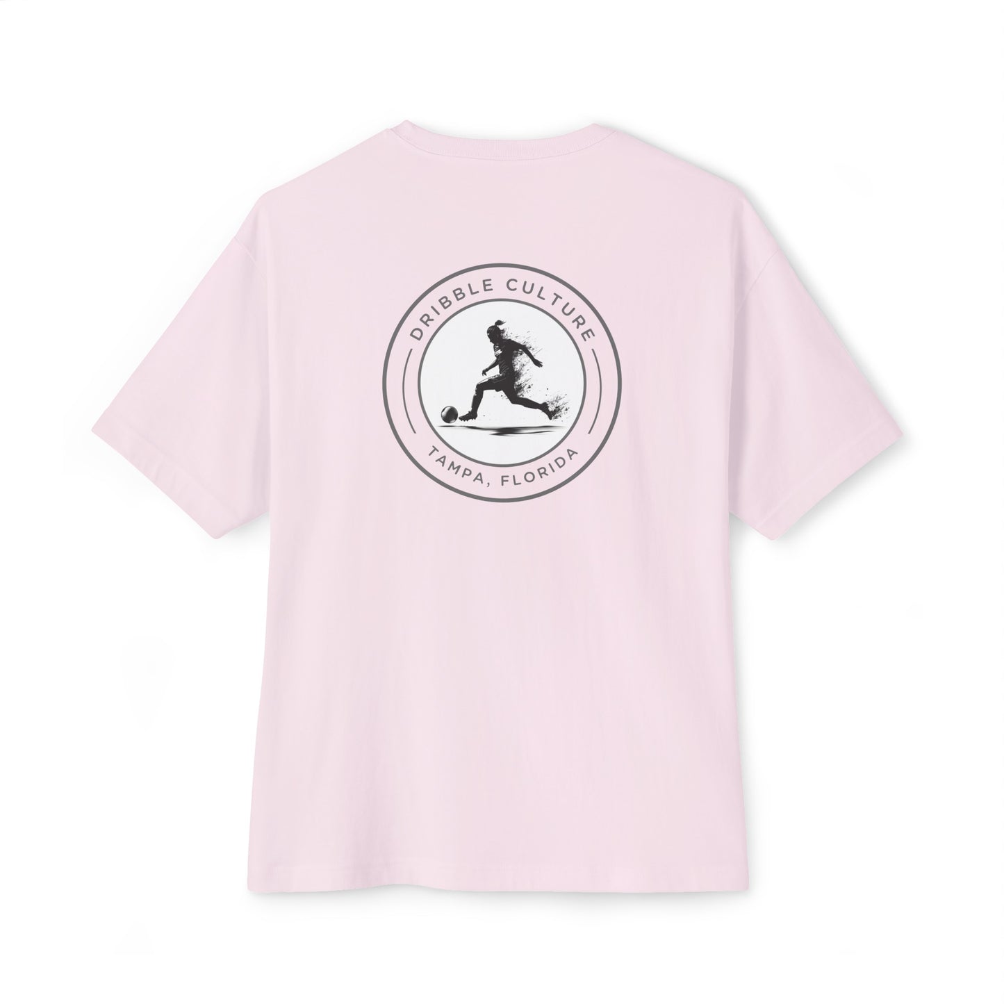 Dribble Soccer Comfort T-Shirt for Girls - Soft and Stylish Tee in Light Colors with Back Badge Design