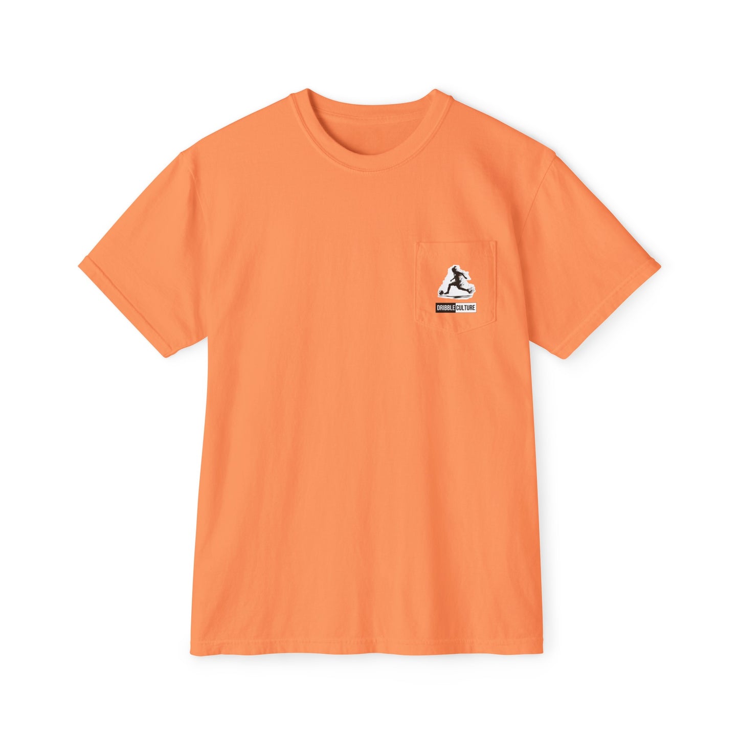 Dribble Soccer Comfort T-Shirt for Girls - Soft and Stylish Tee in Several Colors with Front Small Badge and Back Design