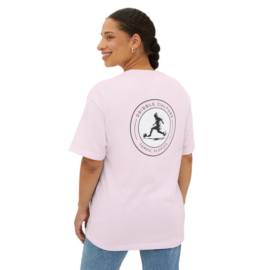 Dribble Soccer Comfort T-Shirt for Girls - Soft and Stylish Tee in Light Colors with Back Badge Design