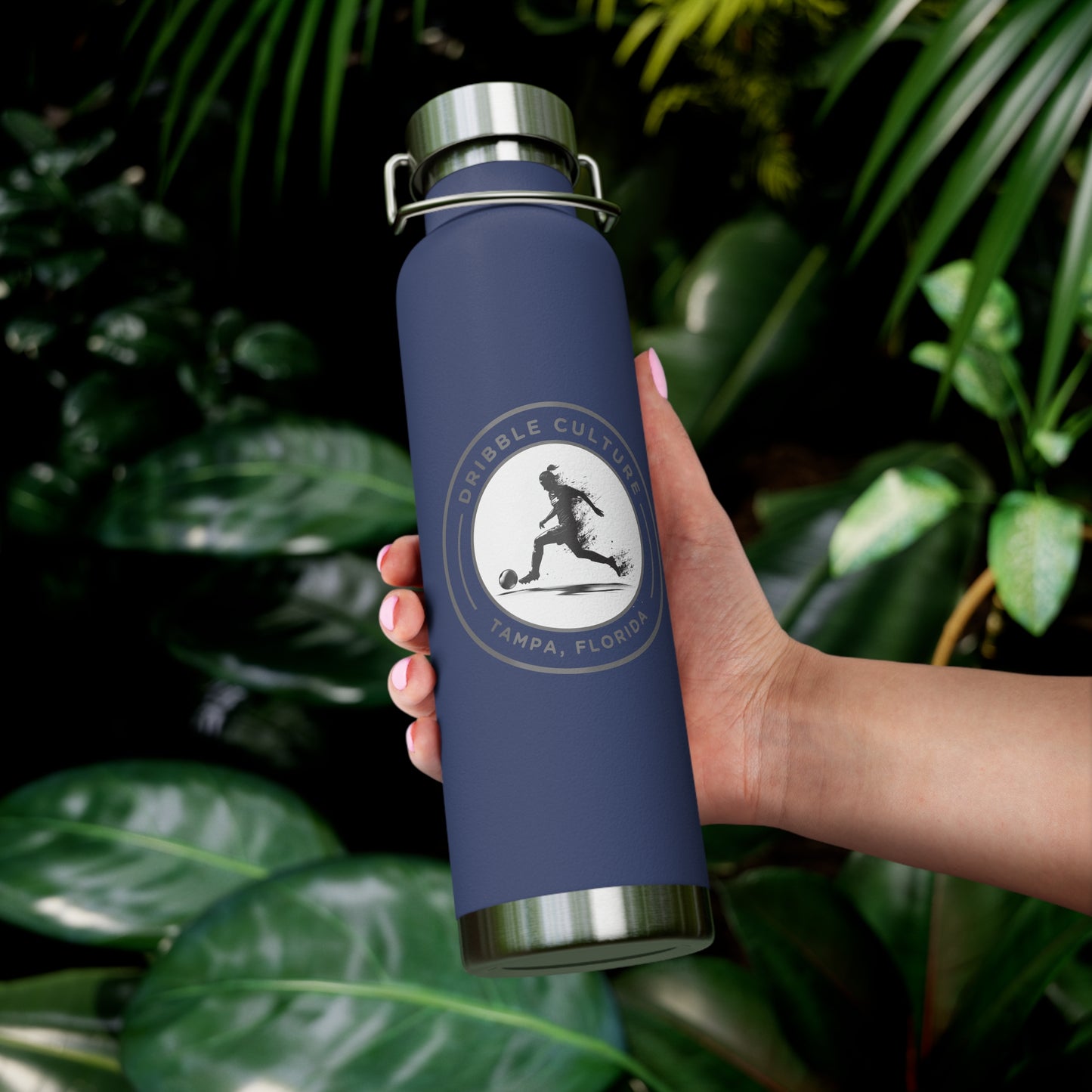 Dribble Soccer Girls' 22oz Insulated Water Bottle - Stay Hydrated in Style!